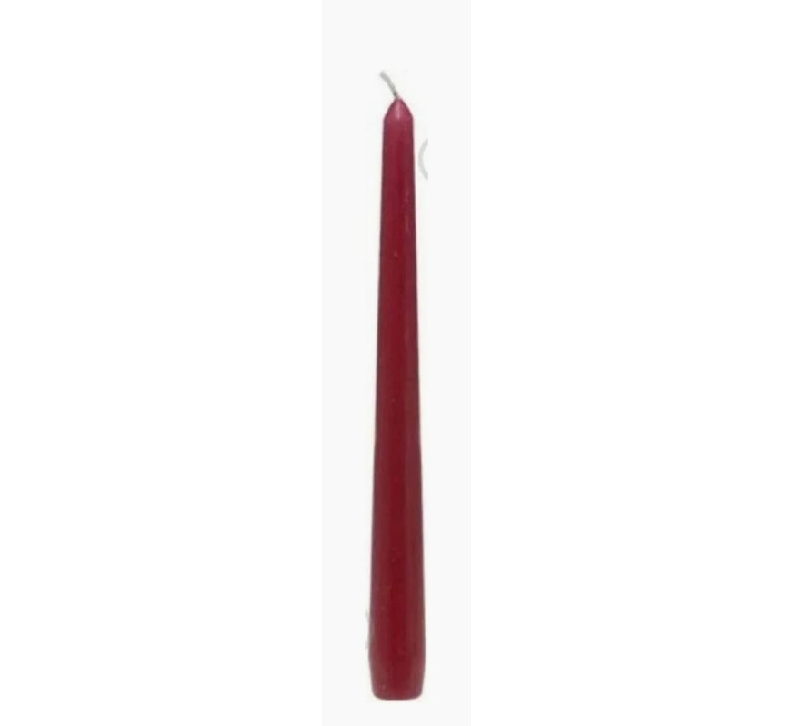 Свечка Candles парафин конус бордо 1шт