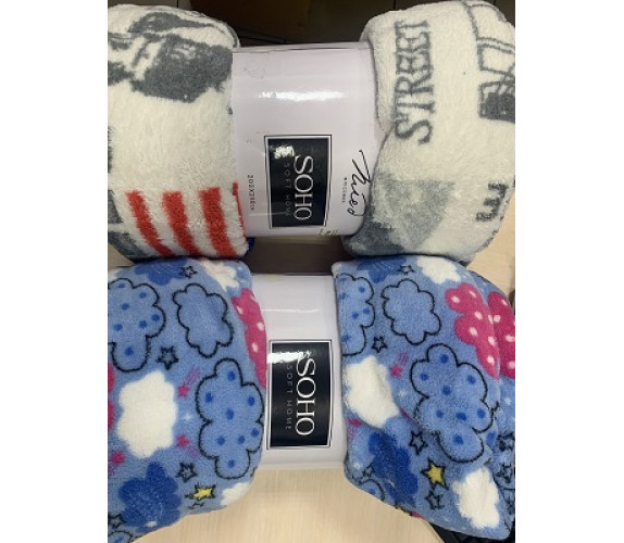 Плед Soho Soft Home флісовий 200*230 SH-102 різнок