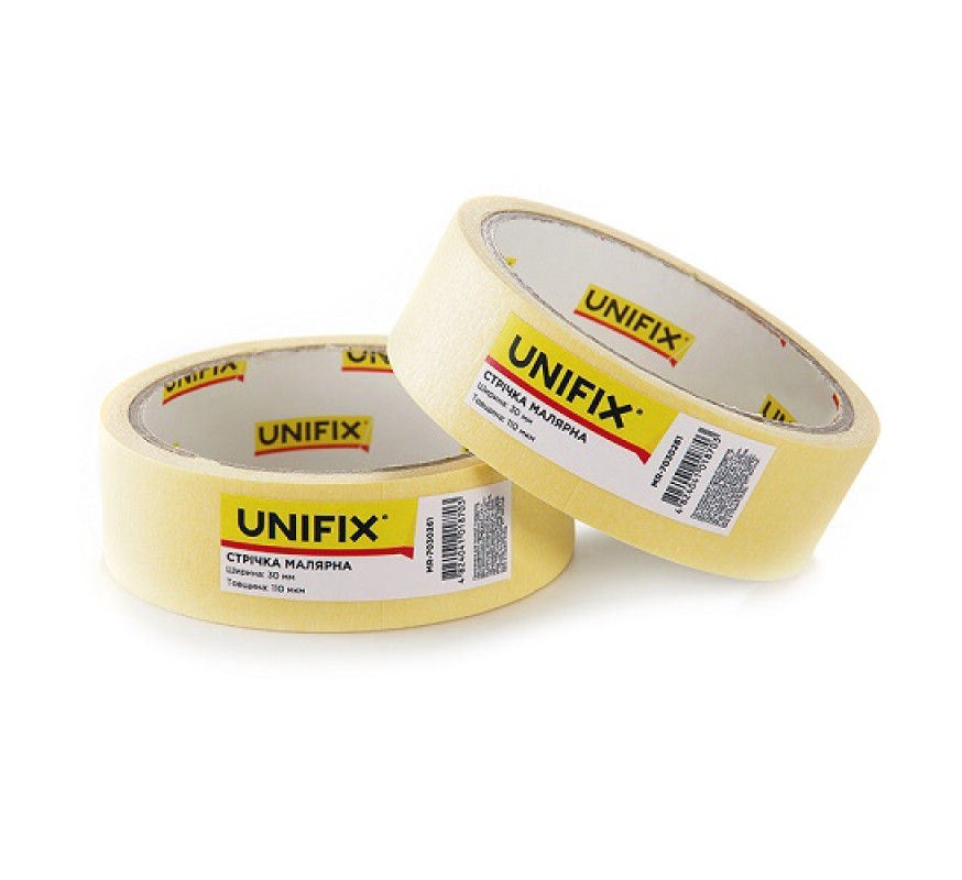 Стрічка малярна 30мм*40м Unifix жовта MR-7030472