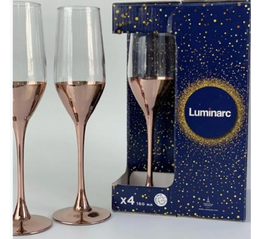 Набор бокалов Luminark Celeste эл медь 4