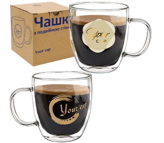 Чашка SNT 600мл Your cup 202-25 подв скло Чашка SNT 600мл Your cup 202-25 подв скло
