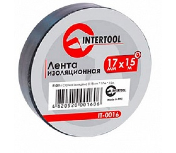 Ізострічка Інтертул 15 м*17*0,15 мм чорна