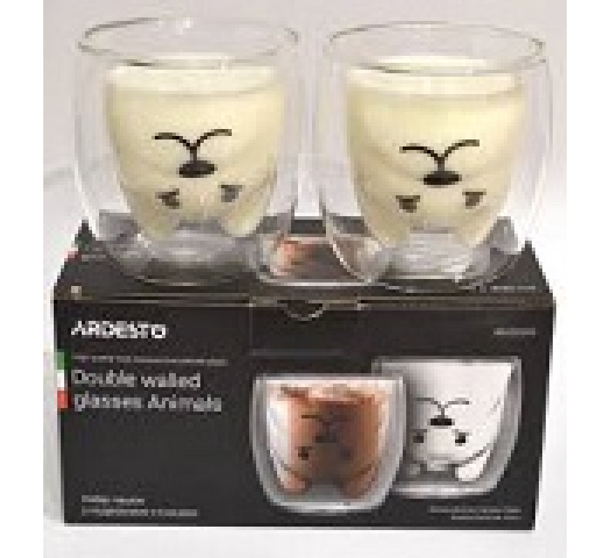 Склянка Ardesto Animals 2*200мл AR2620ADн-р