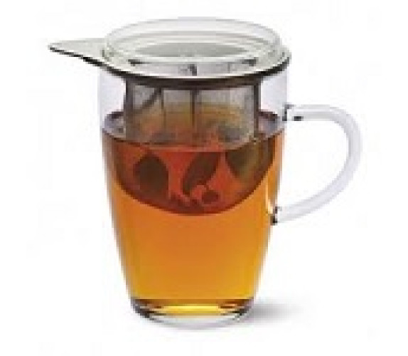 Чашка скло Simax Tea з мет ситом 0.35л 179