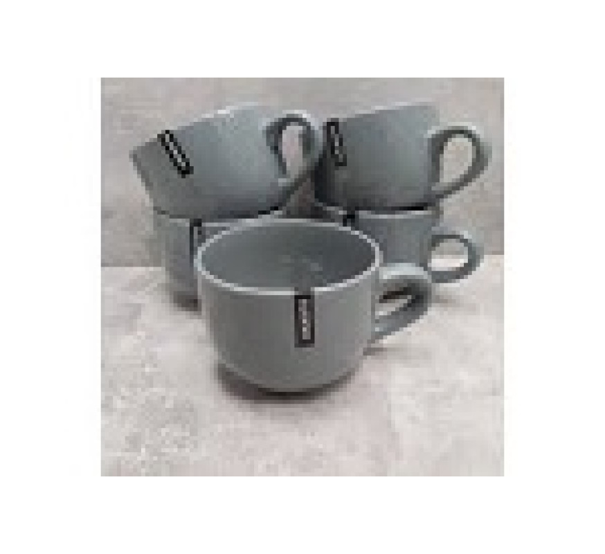 Чашка Ardesto Bagheria Grey 480мл AR2648GREY