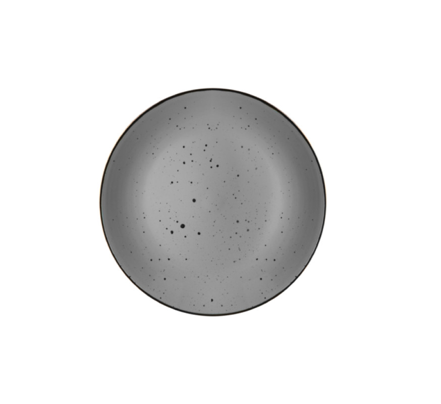 Тарілка Ardesto Bagheria сір 19см десер AR2919GREY