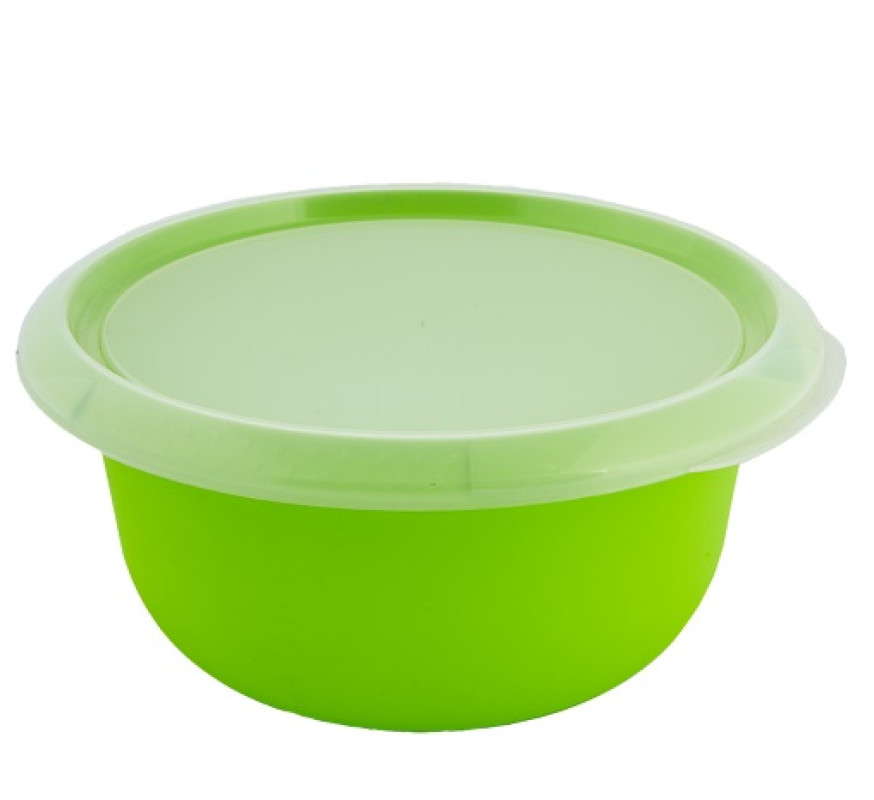 Миска Алеана кух з кришкою 2,75л оливковий
