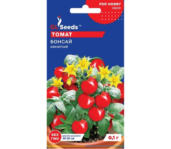 Томат кімнатний Бонсай черрі GL Seeds 20 шт Томат кімнатний Бонсай черрі GL Seeds 20 шт