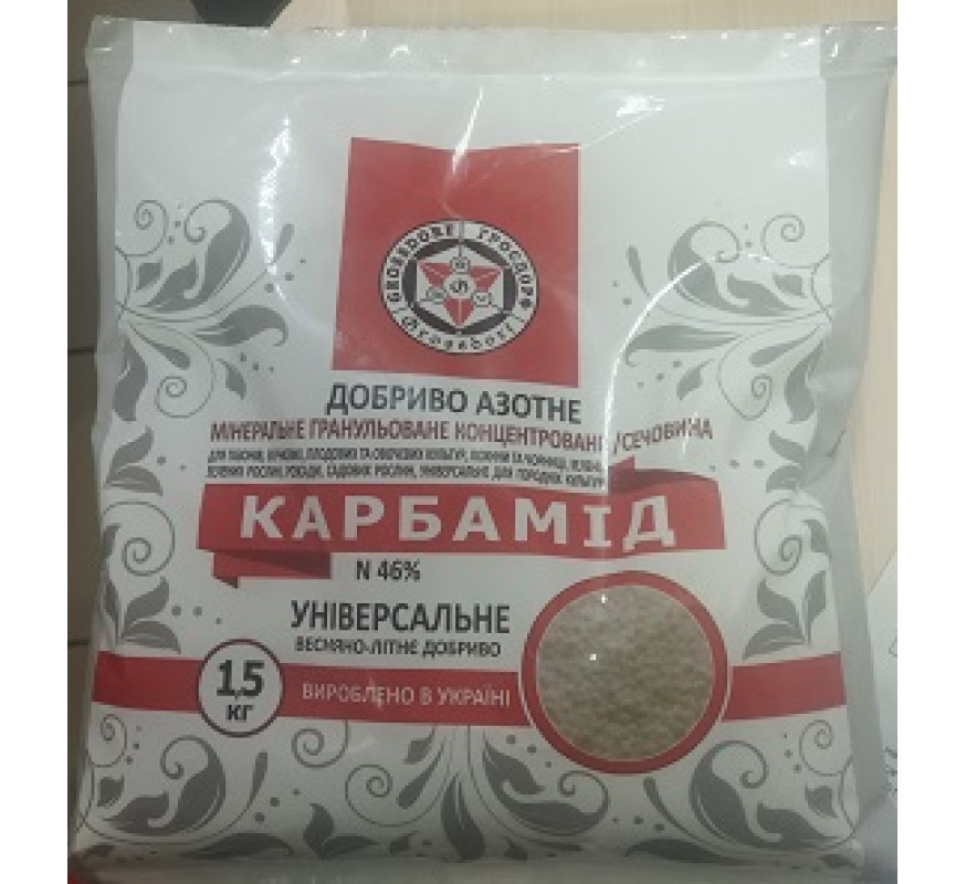 Карбамід 1,5кг азотне/сечовина Гросдорф