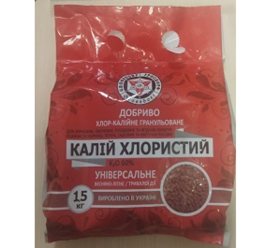 Калій хлористий 1,5кг хлор-калійне гран Гросдорф