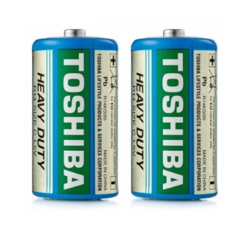 Батарейка Toshiba R-14 2шт спайка