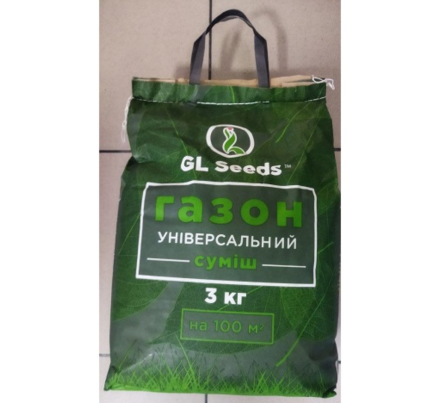 Трава газон Універсальна суміш Seeds ручка 3кг