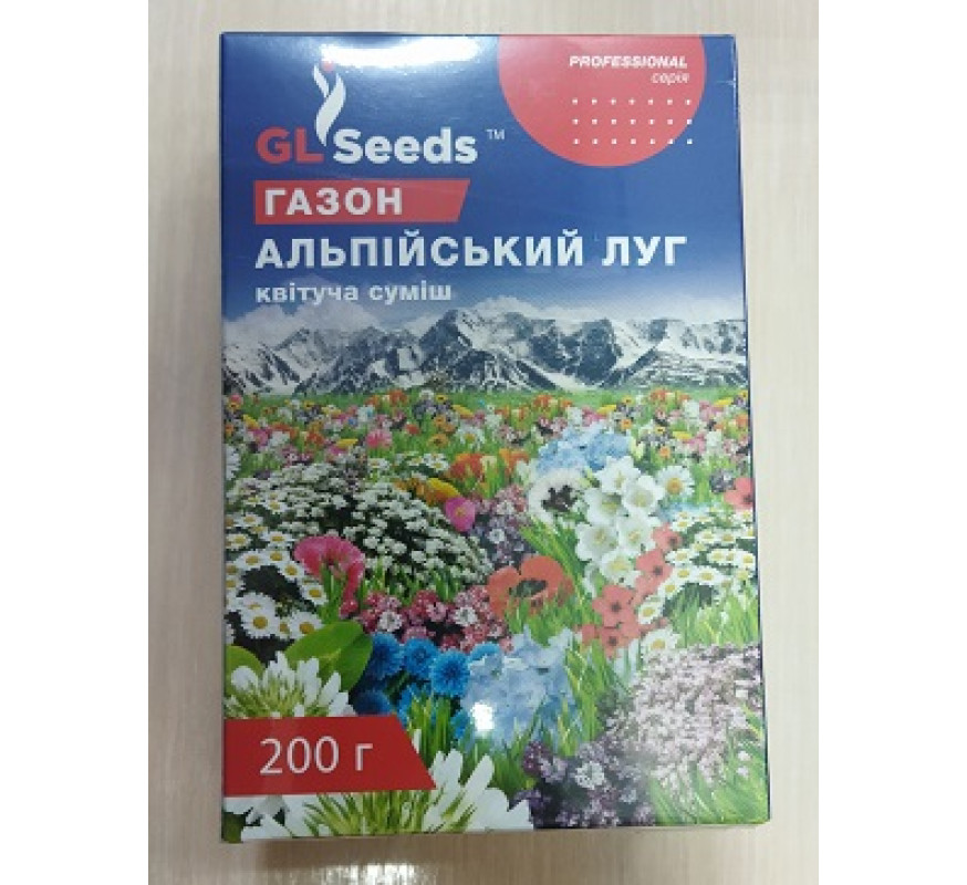 Трава газон Альпійський Луг Seeds 0,2 кг