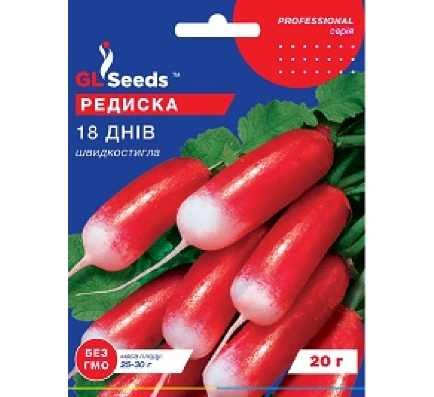 Редиска 18 днів GL Seeds 20 г
