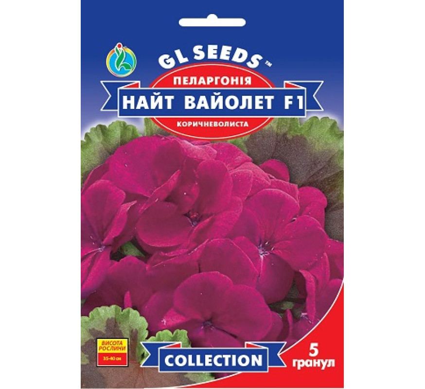 Пеларгонія Найт Вайолет F1 GL Seeds 5гра