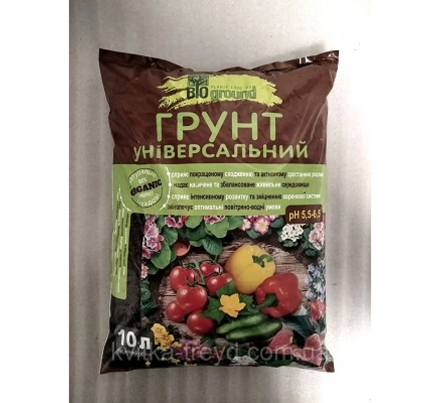 Грунт Квітка універсальний BIOground 10л