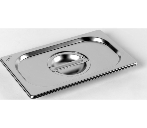 Кришка на гаст GN 1/4 нерж 26,5х16,2см 2789