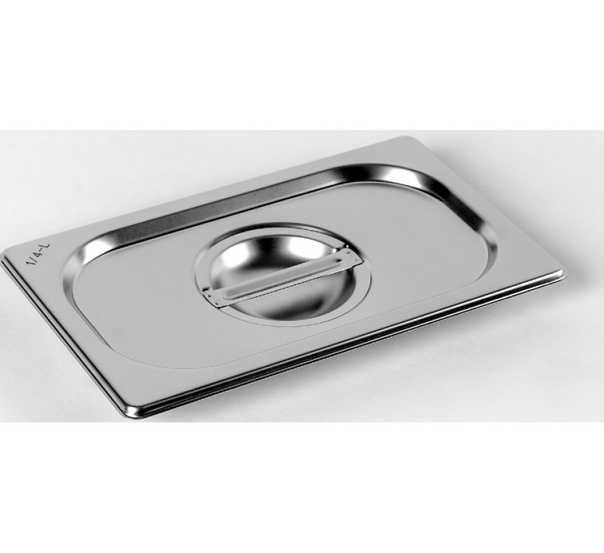 Крышка на гаст GN 1/4 нерж 26,5х16,2см 2