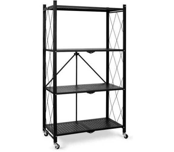 Етажерка мет на колесах Loft 4яр R100105-BL