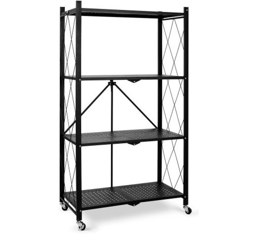Етажерка мет на колесах Loft 4яр R100105-BL