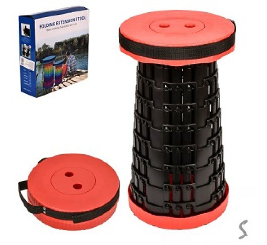 Табурет пластик розкладний R97363 25*45 кругл