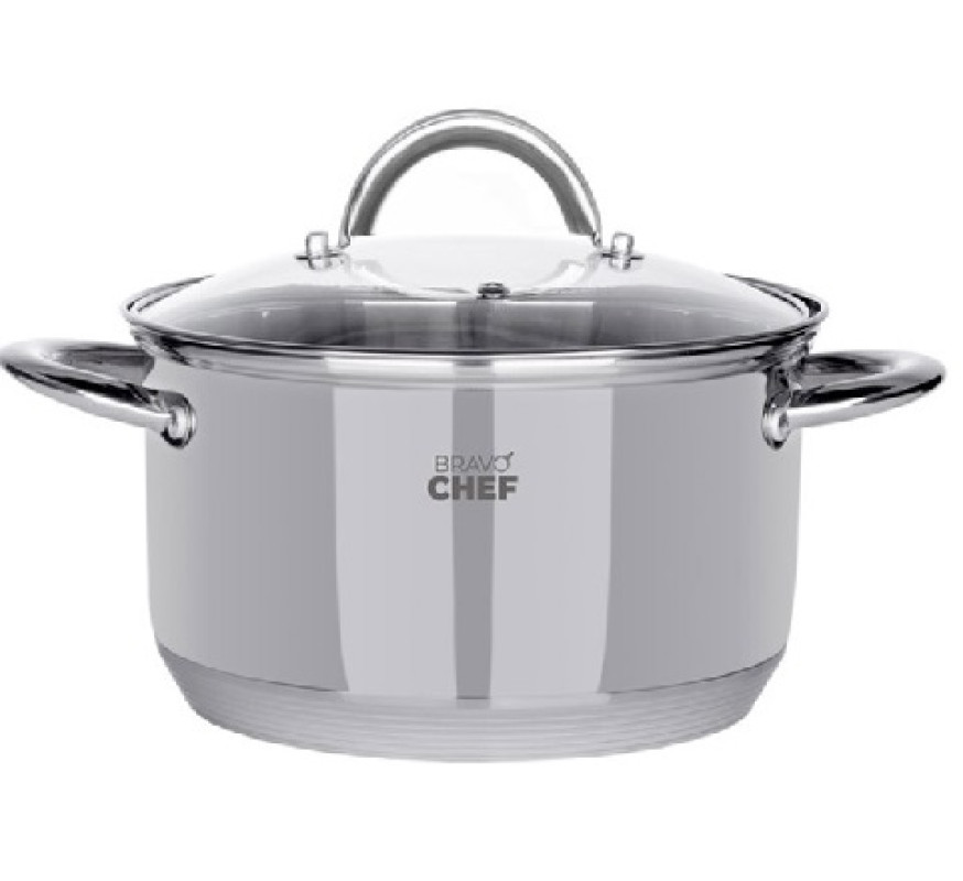 Каструля нерж Bravo Chef BC-2001-18 2.6л