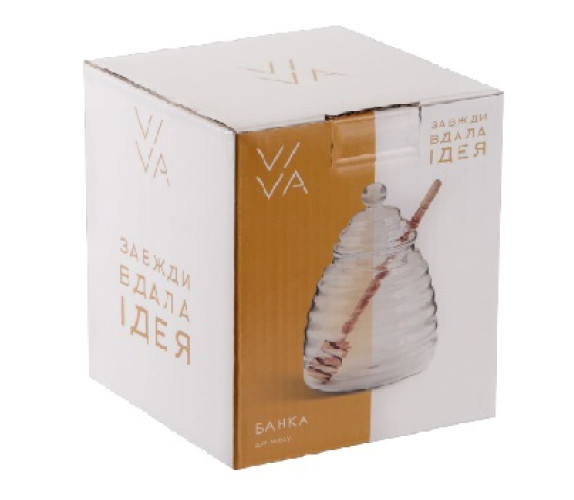 Банка для меду скло VIVA Honey 400мл з д л HN95145