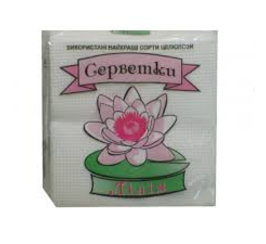 Серветка пап Прем'єр 35л Лілія