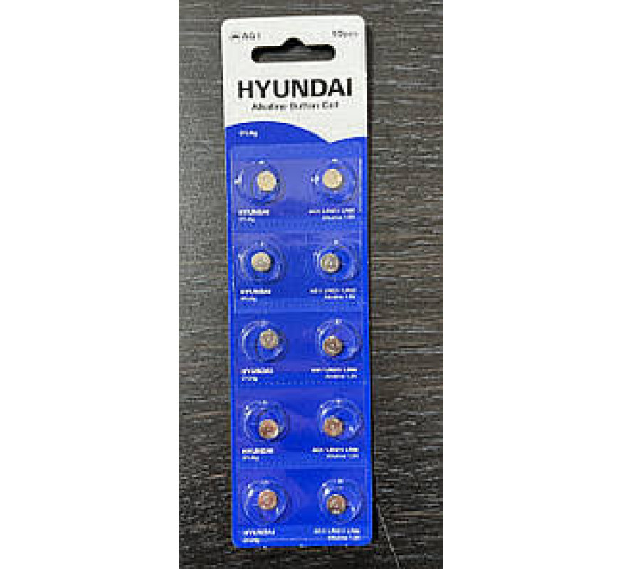 Батарейка таблетка Alkaline Hyundai AG-1
