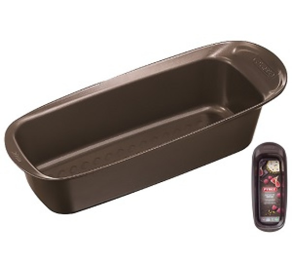 Форма для кекса Pyrex Asimetria мет 26см прямокут Форма для кекса Pyrex Asimetria мет 26см прямокут