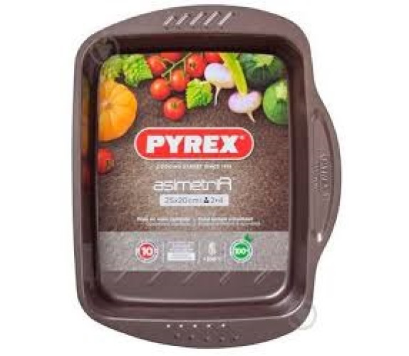 Форма Pyrex Asimetria мет прямокутна 25*20см