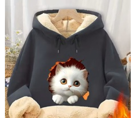 Худі Т з котиком L Худі Т з котиком L