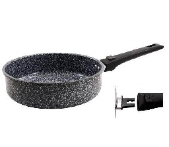 Сковорідка Зауберг мармур без кр QD-FD524 24сь/руч Сковорідка Зауберг мармур без кр QD-FD524 24сь/руч