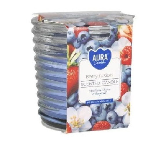 Свеча Bispol Арома в стакане Berry Fusio