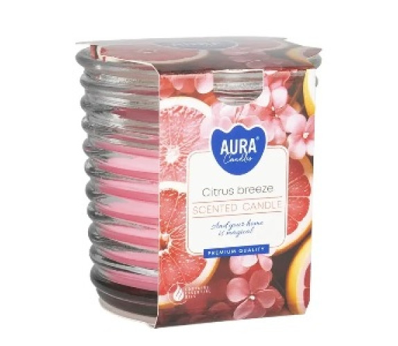 Свеча Bispol Арома в стака Citrus breeze