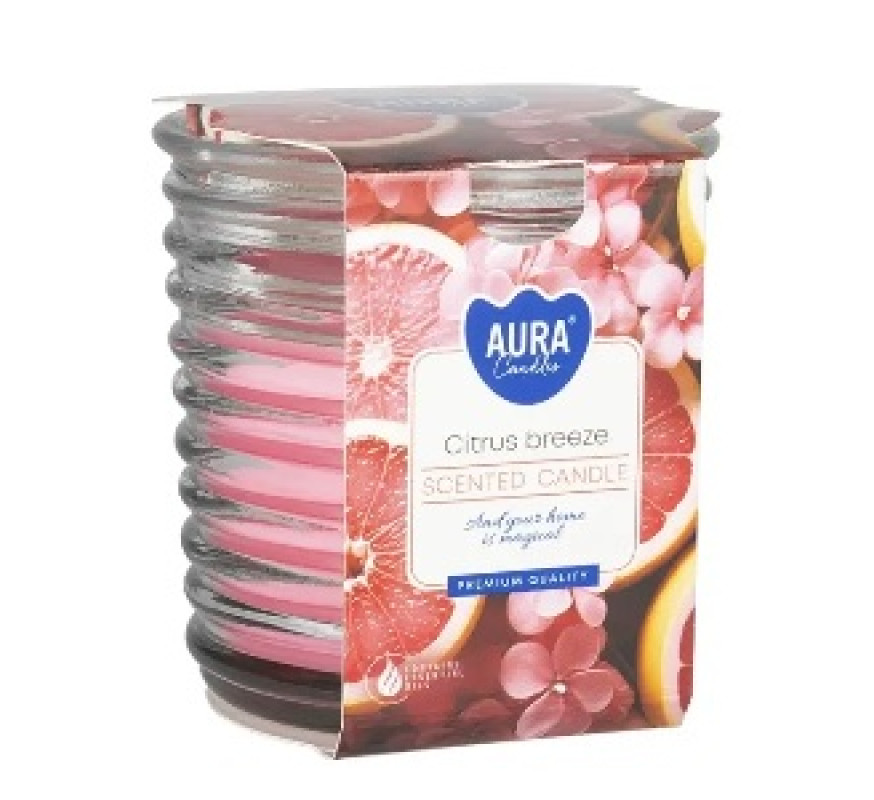Свеча Bispol Арома в стака Citrus breeze