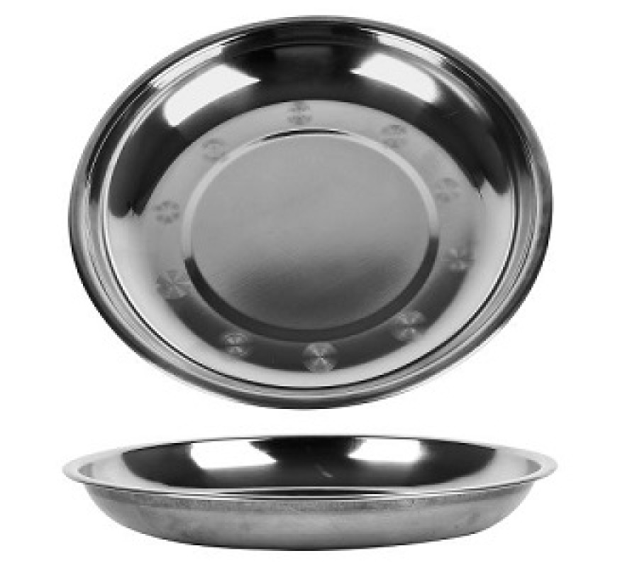 Миска-поднос нерж Стенсон 22см R93280-22