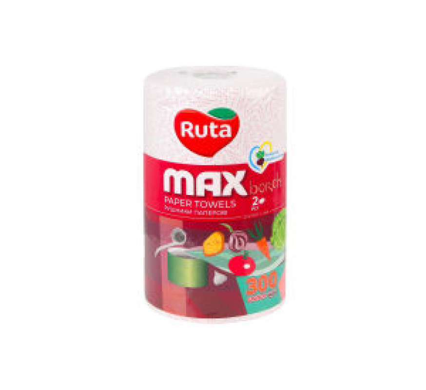 Рушник о/р Ruta Max 2 шар 300 відр