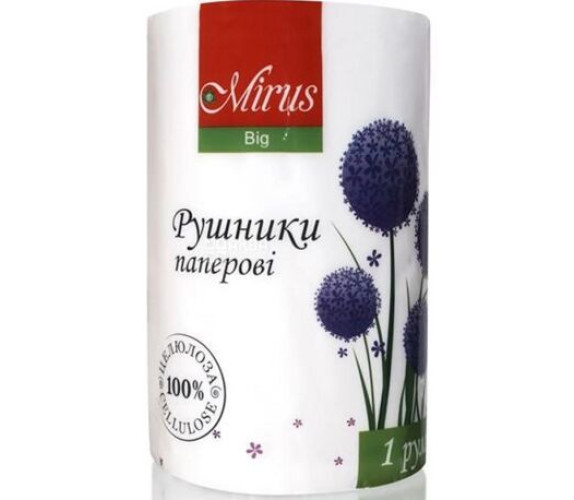 Рушник о/р Мірус Big 180 арк 1рул
