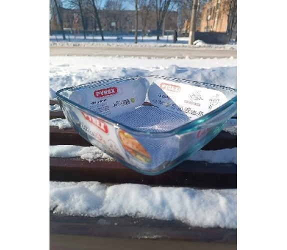 Форма Pyrex CK&HT скло кв 2.2л без кришки