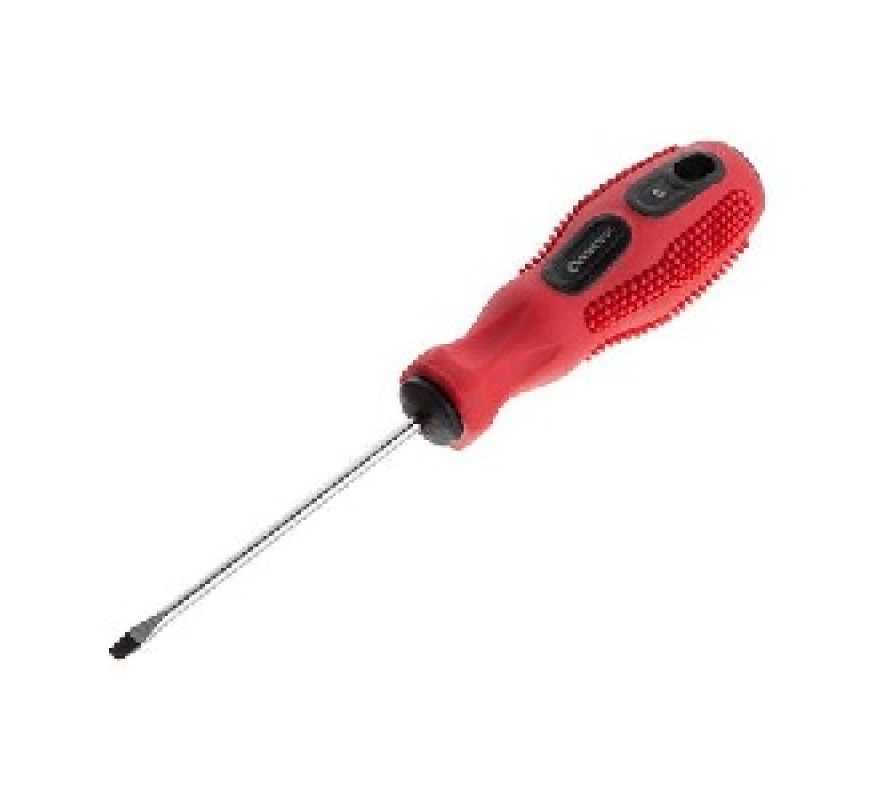 Викрутка Intertool SL3*75мм VT-3101 шліцева пласка