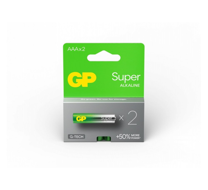Батарейки GP Super alkaline LR-06 2 шт/уп блистер