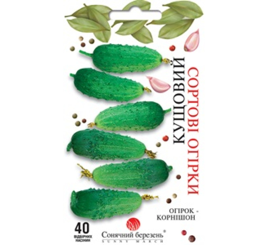 Огірок Кущовий Сонячний березень 40 нас