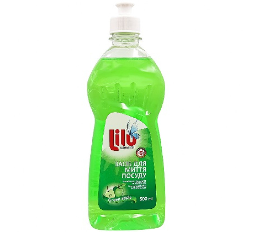 Засіб д/миття посуду Lily 0,5л яблуко