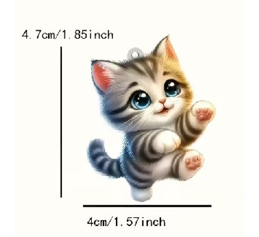 Брелок 2Д Т Миле котеня