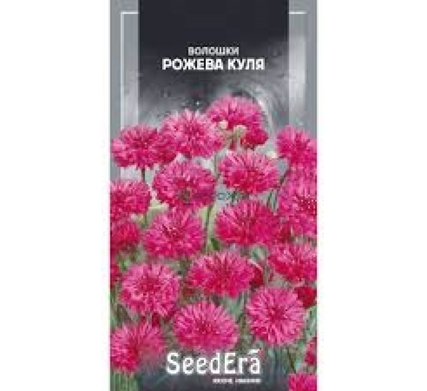 Волошка польова Рожева куля SeedEra 0,5 г