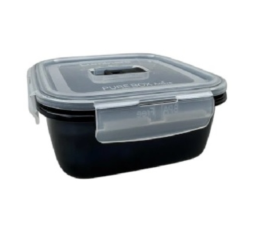 Лоток Люминарк Pure Box active black квадр 760мл