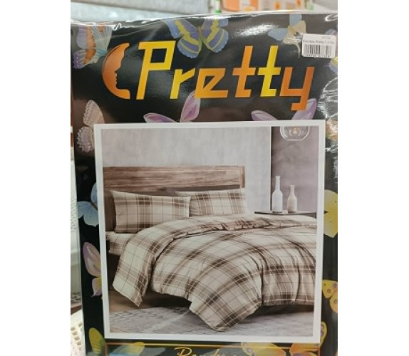 Постіль Pretty 2 б/к нав 2*50х70 клітинка