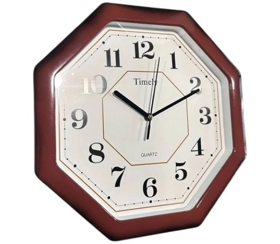 Годинник декор скло GD-9650 27,5*27,5см темно-кори Годинник декор скло GD-9650 27,5*27,5см темно-кори