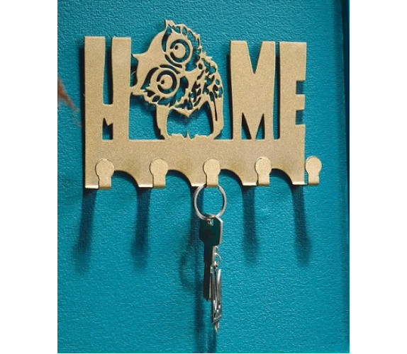 Ключниця метал.5 гач Home золотий 18,5*12см KZ-17